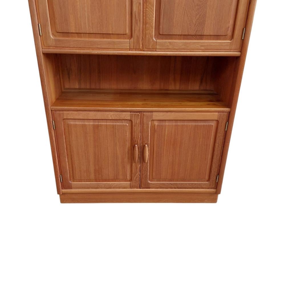 Vintage teakhouten Dyrlund boogkast, wandmeubel, Ophalen, 200 cm of meer, Dyrlund, Minder dan 150 cm