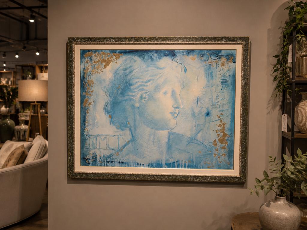 Palas Athena schilderij abstract / nieuwstaat, Ophalen