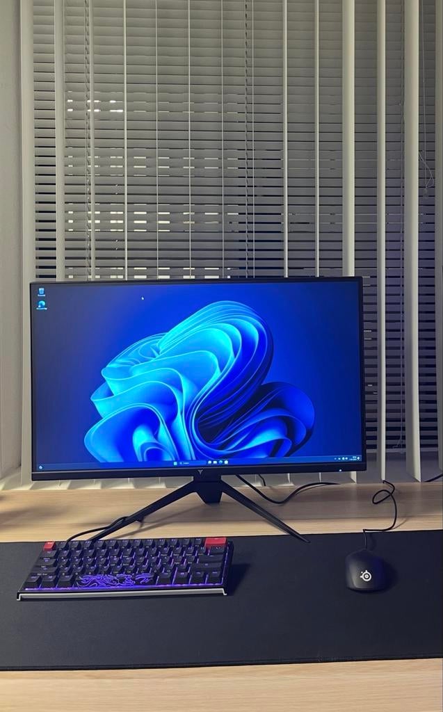 27 inch 1440p 180Hz Gaming Monitor met Monitor Arm, Computers en Software, Monitoren, Gaming, Gebruikt, IPS, Ophalen of Verzenden
