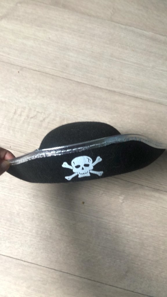 piraat hoed kind 	€ 2,00, Kinderen en Baby's, Carnavalskleding en Verkleedspullen, Ophalen of Verzenden, Jongen of Meisje