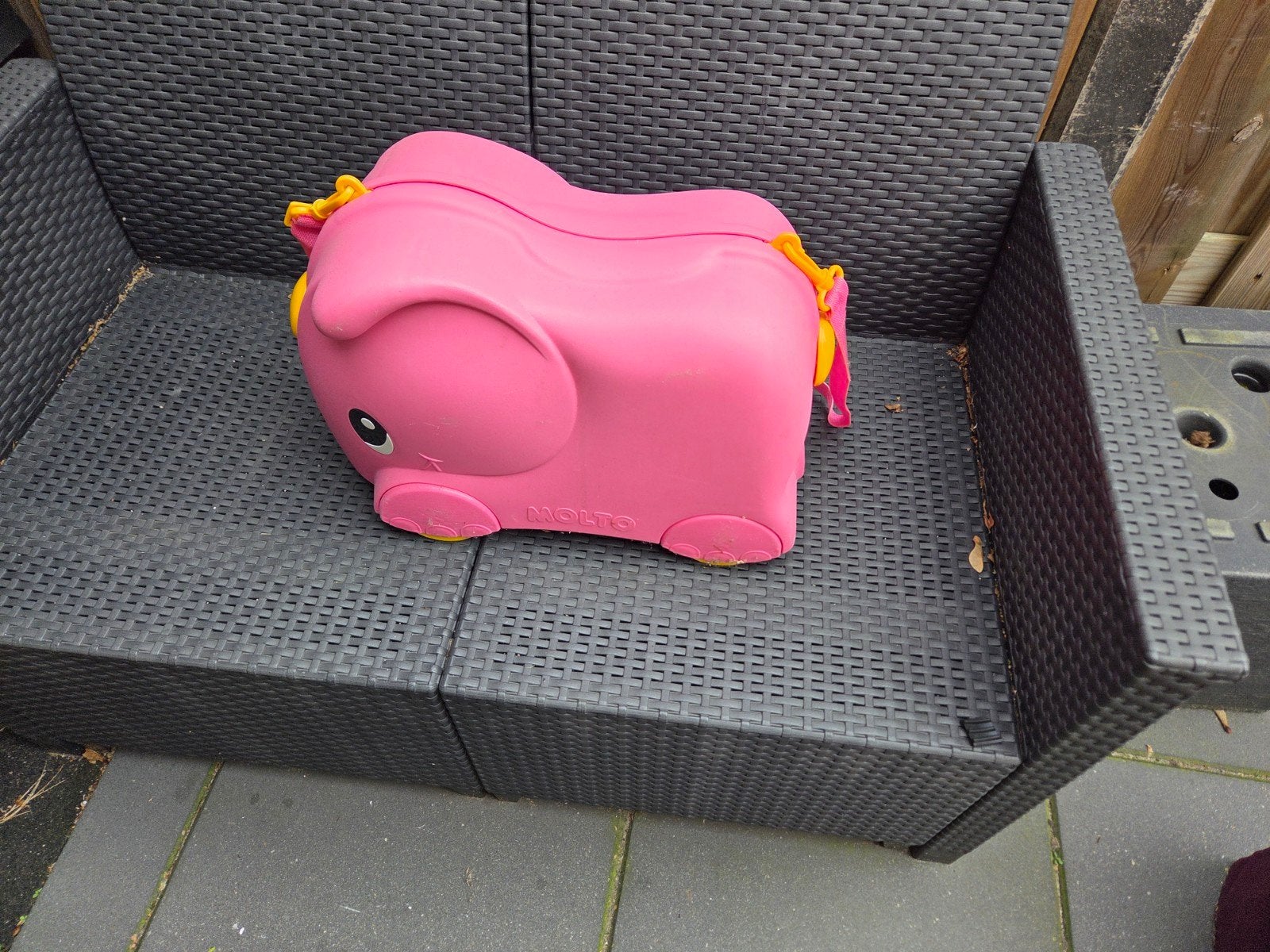 Roze Molto Olifant Koffer - Ideaal voor Kinderen, Ophalen, Gebruikt, Jongen of Meisje