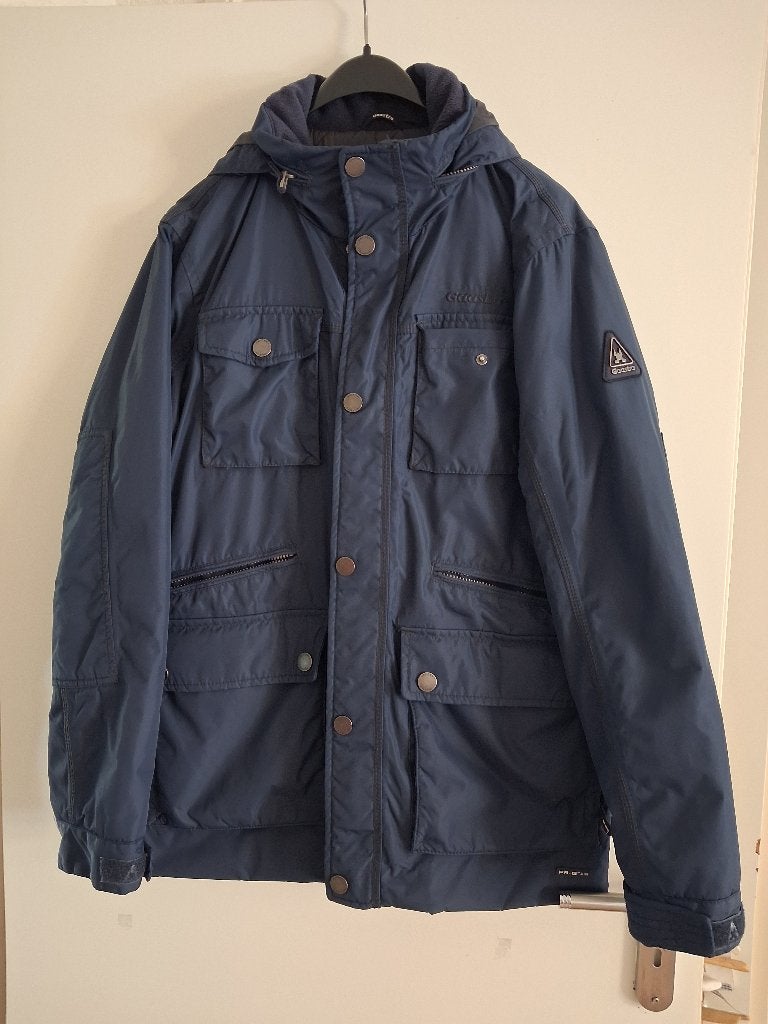 Nieuwe gaastra heren winterjas donkerblauw, Maat 52/54 (L), Gaastra, Blauw, Nieuw