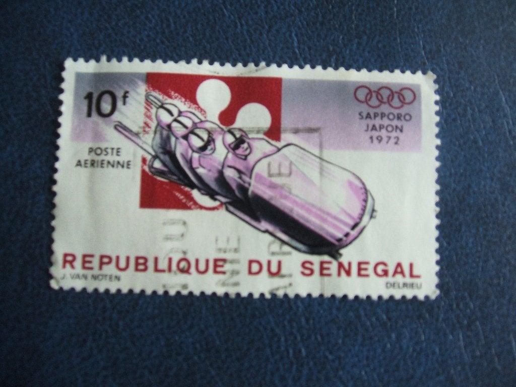 Senegal bobsleeen, Ophalen of Verzenden, Tanzania, Gestempeld