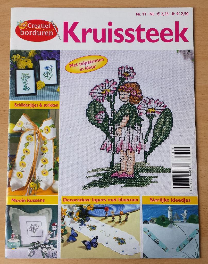 Creatief Borduren - Kruissteek - nr.11 - 2002, Patroon, Gebruikt, Creatief Borduren, Ophalen of Verzenden