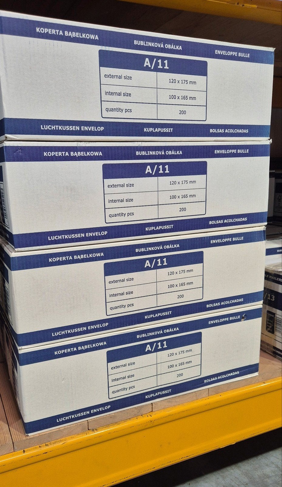 Luchtkussen Enveloppen A/11–100x165mm (A6)–Bubbel Enveloppen, Ophalen of Verzenden, Nieuw