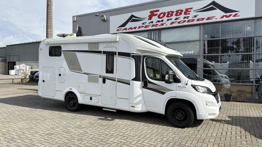 Zeer nette Knaus Sun Ti 650MG Platinum Selection '2018 51dkm, Caravans en Kamperen, Luifel, Koelkast, Ringverwarming, Fiat