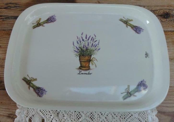 SALE Jet Lavendel dienblad , 36,5 cm x 26 cm, middel maat, Overige materialen, Gebruikt, -, -