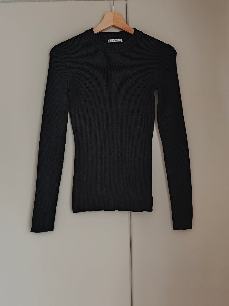 Top | America Today | Zwart, Kleding | Dames, Zwart, Ophalen of Verzenden, Lange mouw, Maat 34 (XS) of kleiner