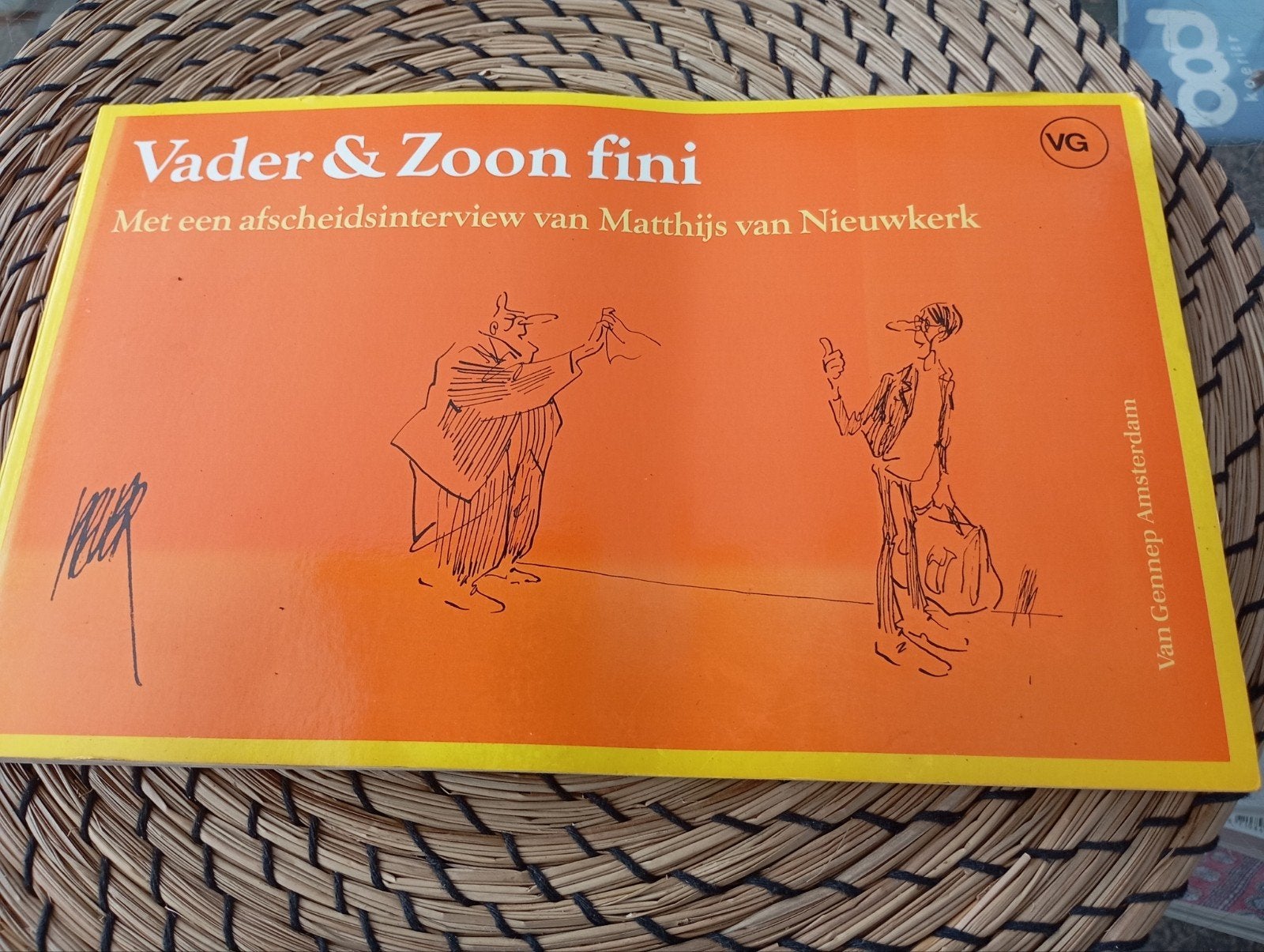 Vintage Vader & Zoon fini Interview Matthijs van Nieuwkerk, Ophalen of Verzenden