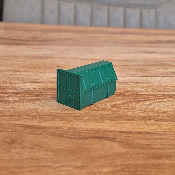 Afsluitbare afvalcontainer 1-87, Hobby en Vrije tijd, Modelauto's | 1:87, Nieuw, Bus of Vrachtwagen, Overige merken, Ophalen of Verzenden