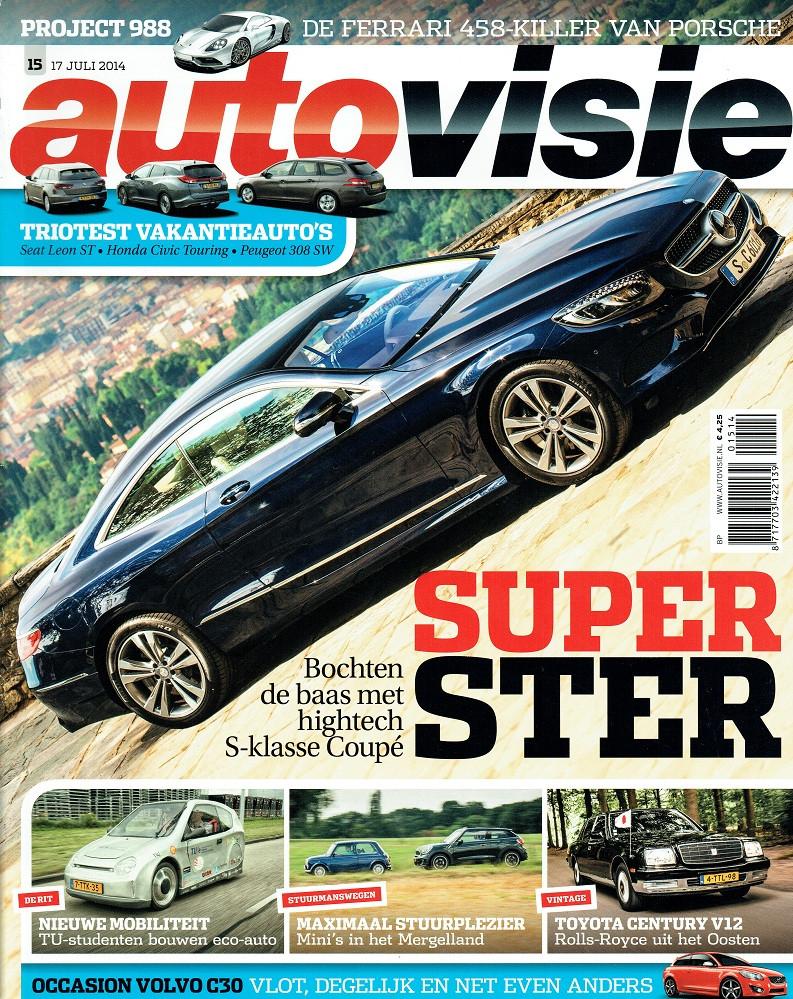 Autovisie 2014 nr. 15 (o.a. Peugeot 308 SW & Seat Leon ST), Verzenden, Gelezen, Algemeen