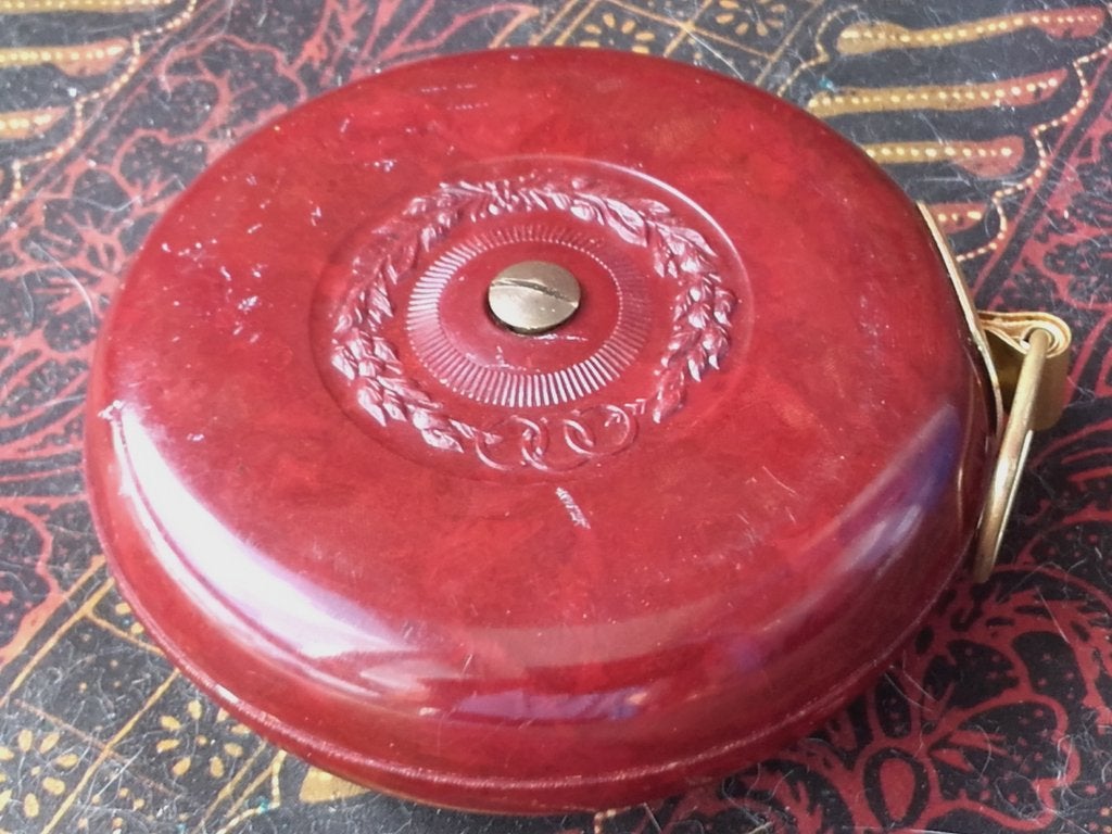 Mooi origineel oud 33ft Tricle meetlint uit Engeland 10,5 cm, Antiek en Kunst, Ophalen of Verzenden