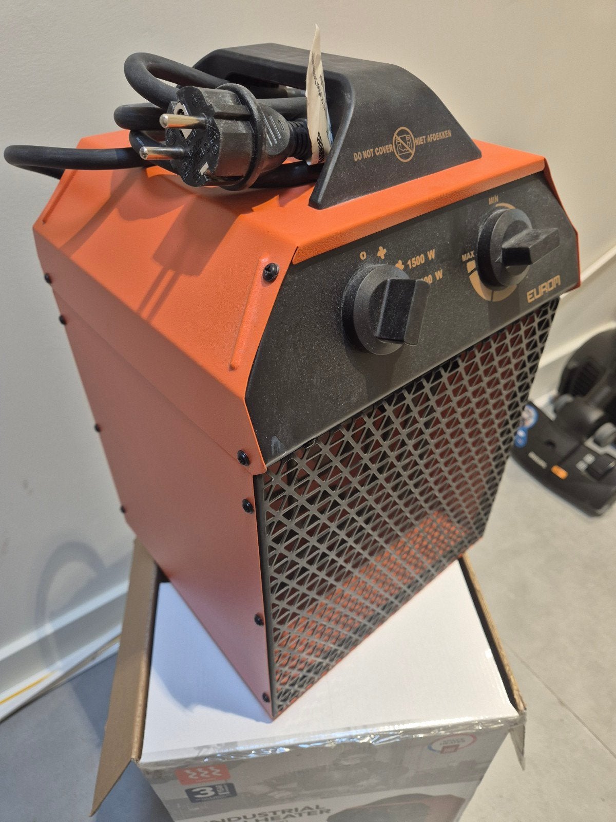 Eurom EK Delta 3000 Elektrische ventilatorkachel, Overige soorten, Elektrisch, Nieuw, Ophalen of Verzenden