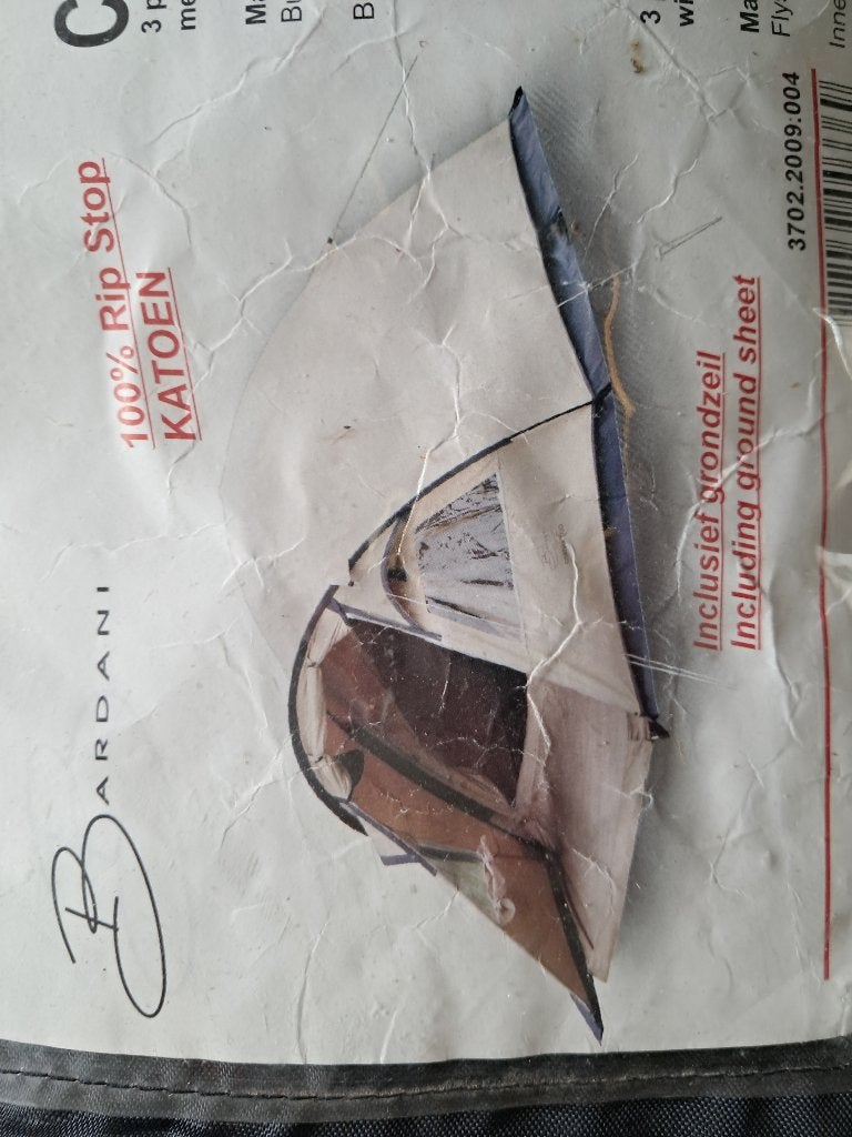 3 persoons tent Bardani Cortina Duo, Caravans en Kamperen, Tenten, Ophalen of Verzenden, Zo goed als nieuw, Tot en met 3