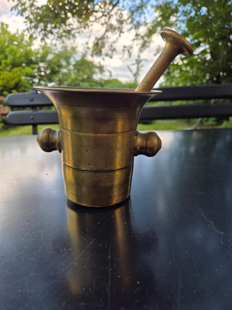 Vijzel met stamper, Antiek en Kunst, Ophalen of Verzenden