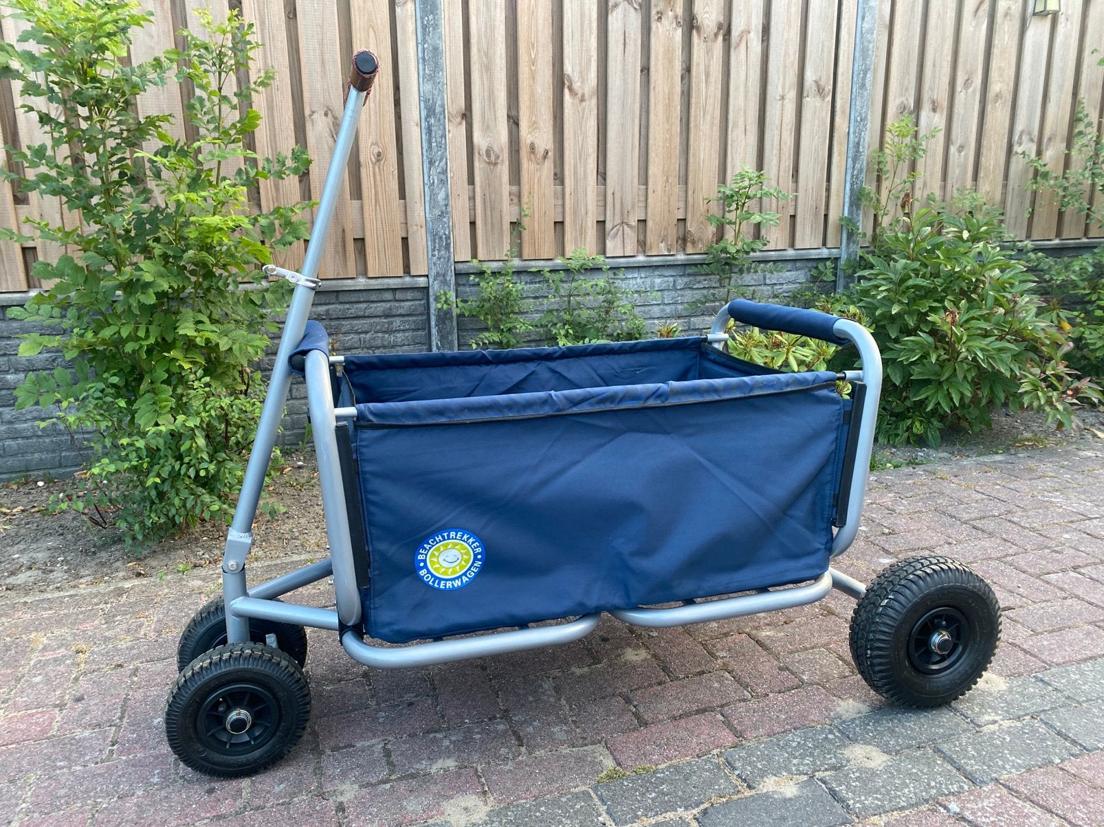 Beachtrekker bolderwagen, Ophalen, Gebruikt