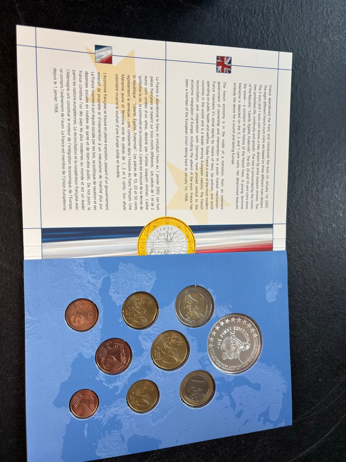 Complete set van de eerste Euro munten (2002), Postzegels en Munten, Ophalen, Overige landen, Overige waardes, Setje