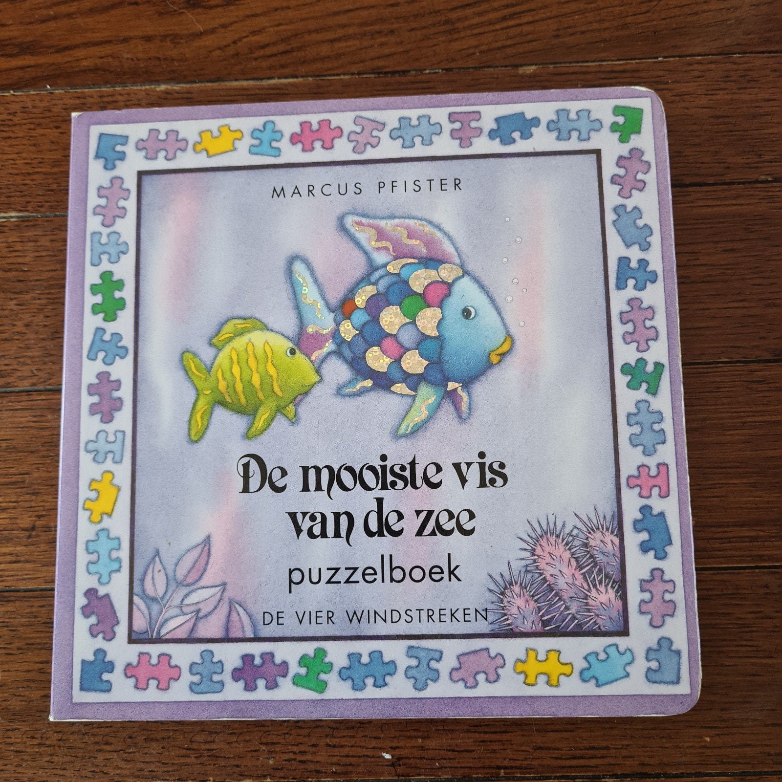 Marcus Pfister - Puzzelboek de mooiste vis van de zee, Boeken, Kinderboeken | Jeugd | onder 10 jaar, Ophalen of Verzenden, Zo goed als nieuw