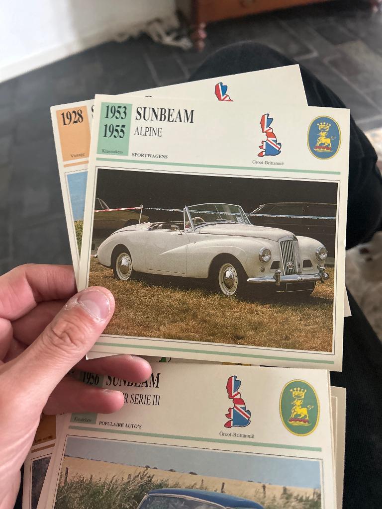 Auto verzamelkaarten, Ophalen, Nieuw, Meerdere plaatjes