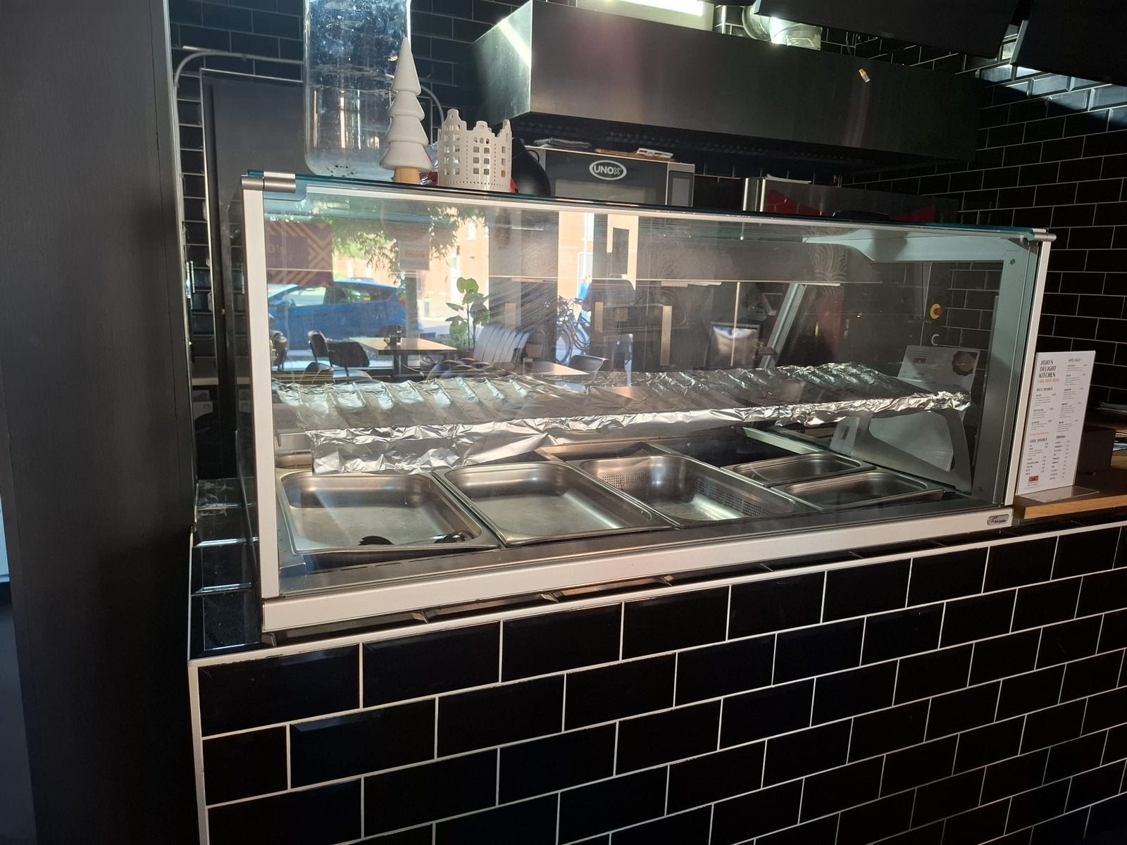 Professionele Frijado Bain-Marie Warmhoudvitrine, Zakelijke goederen, Ophalen, Gebruikt, Overige typen