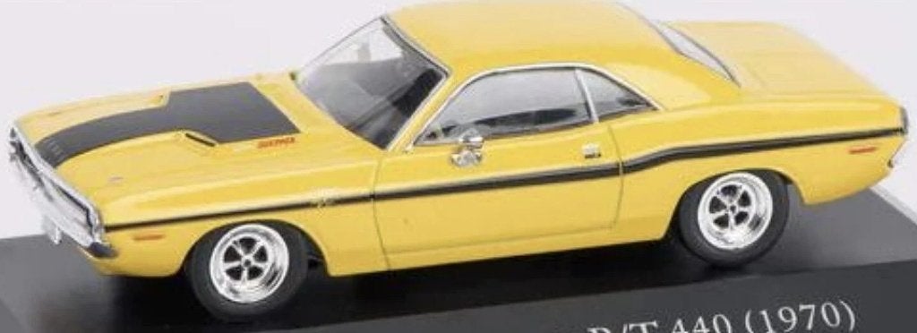 Dodge CHALLENGER R/T 440 1970 geel, Ophalen of Verzenden, Nieuw, Auto, Overige merken