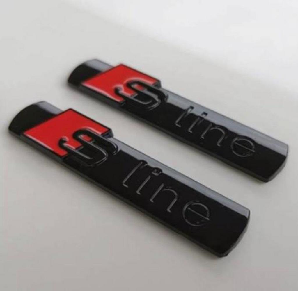 Audi S-line badge/logo + montage mogelijk, Ophalen of Verzenden, Zo goed als nieuw