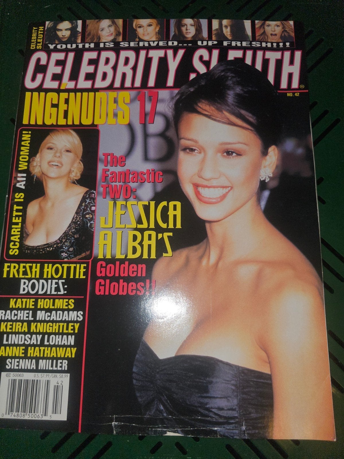 Celebrity Sleuth Magazine - Jessica Alba &Scarlett Johansson, Ophalen of Verzenden, Gelezen, Gossip of Showbizz