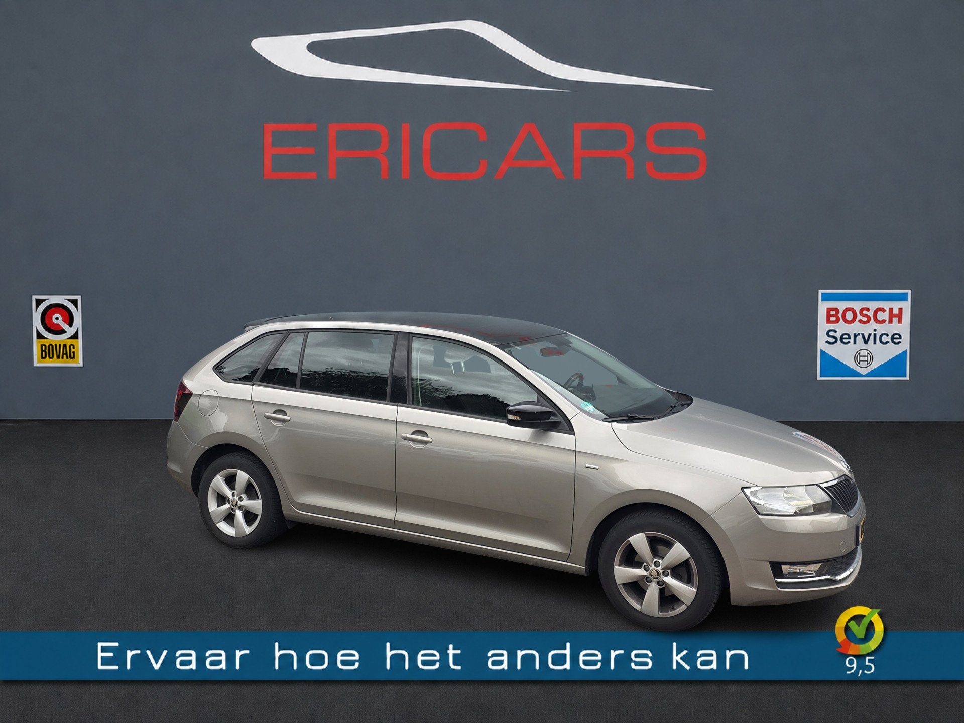 Skoda Rapid Spaceback 1.0 TSI Greentech NAVI TEL PANORAMADAK, Auto's, Stof, Gebruikt, 49 €/maand, Origineel Nederlands