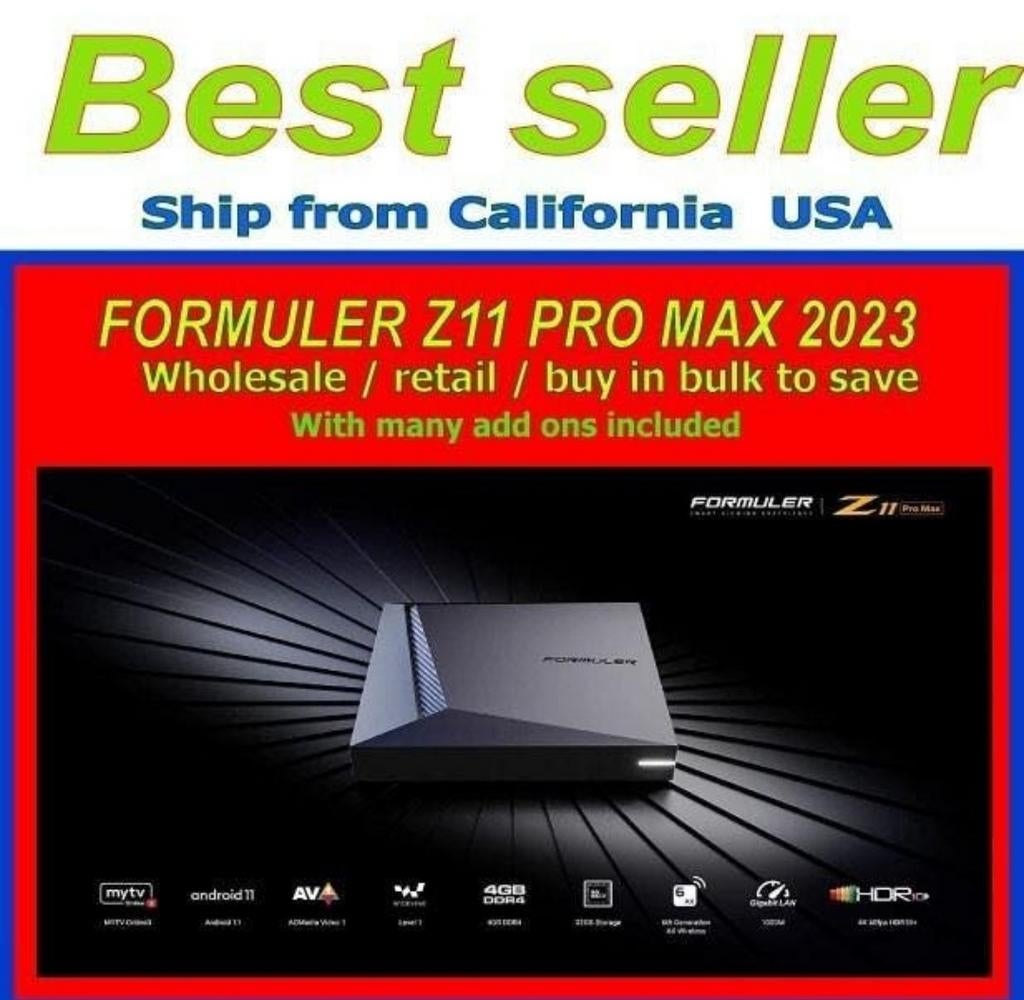 Formuler Z11 Pro Max 2023 IPTV Box, Ophalen, Gebruikt, HDMI, Zonder harde schijf