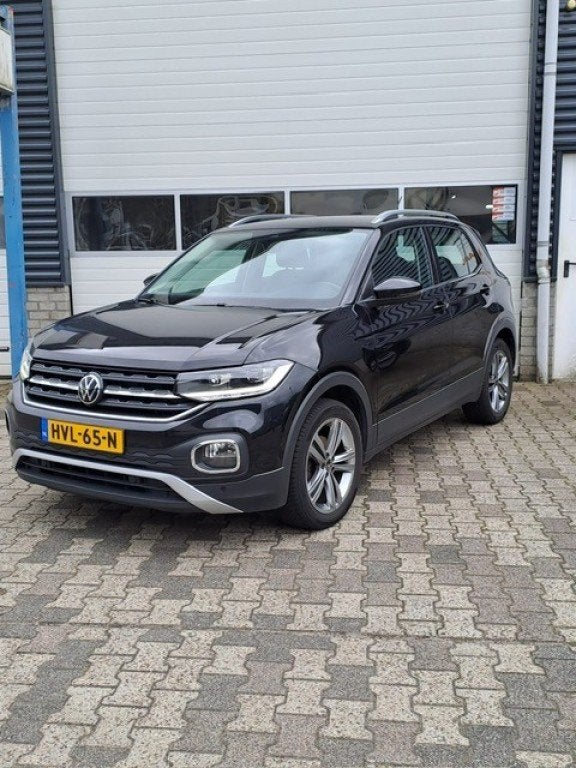 Volkswagen T-CROSS 1.0 TSI STYLE Virtual Cockpit!, Auto's, T-Cross, Gebruikt, Met garantie (alle), Zwart