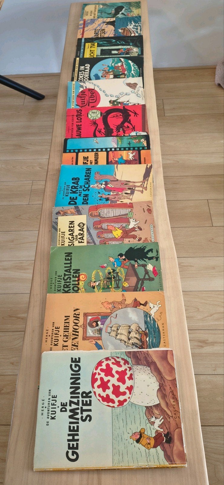Grote collectie Kuifje stripboeken - Diverse titels, Meerdere stripboeken, Ophalen, Gelezen, Hergé