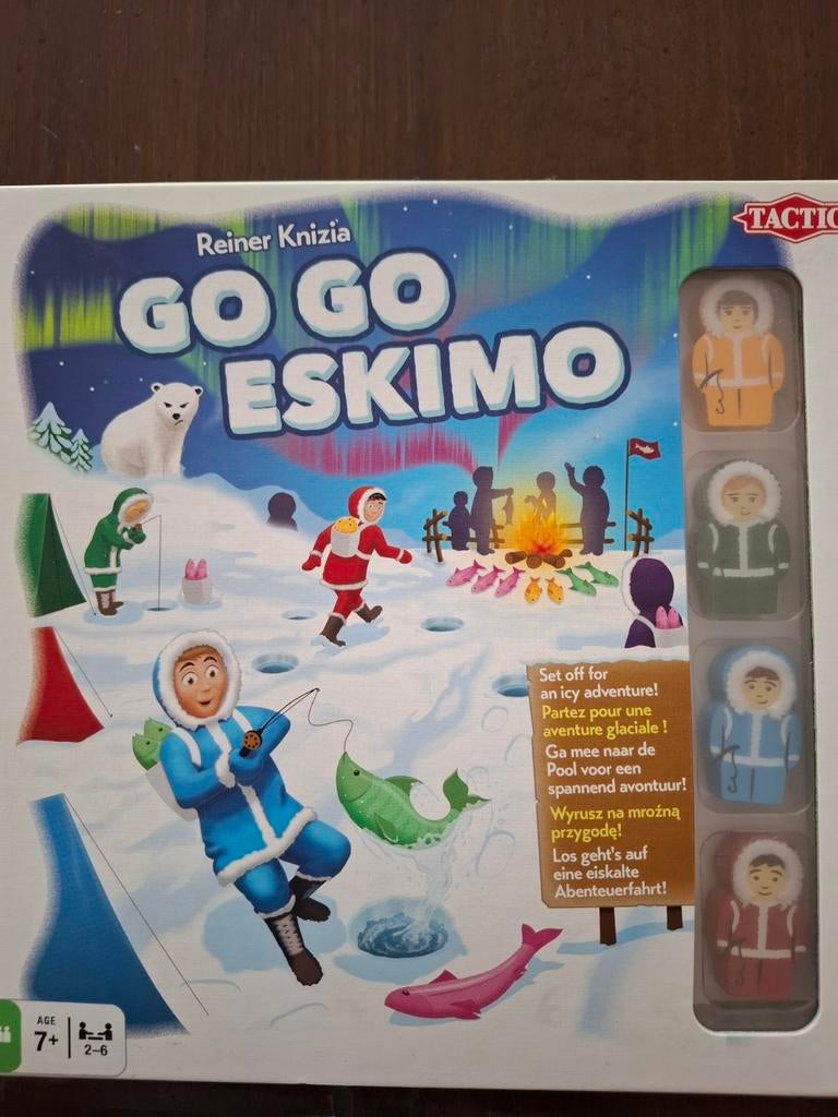 GO GO Eskimo bordspel - Zo goed als nieuw, Ophalen of Verzenden, Zo goed als nieuw