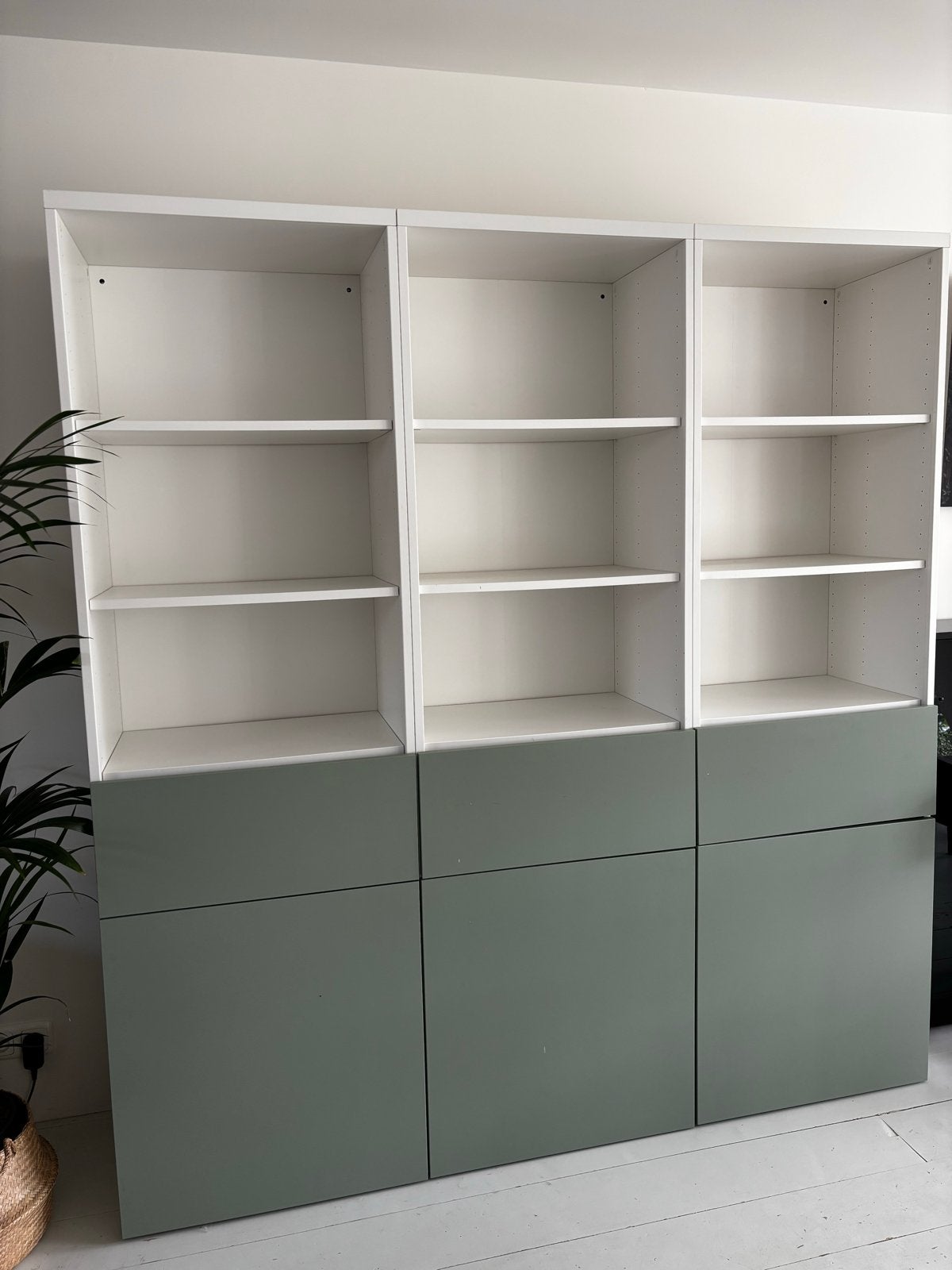 IKEA Besta boekenkast met deuren, 4 stuks, Huis en Inrichting, Ophalen, Overige materialen, Gebruikt, 150 tot 200 cm