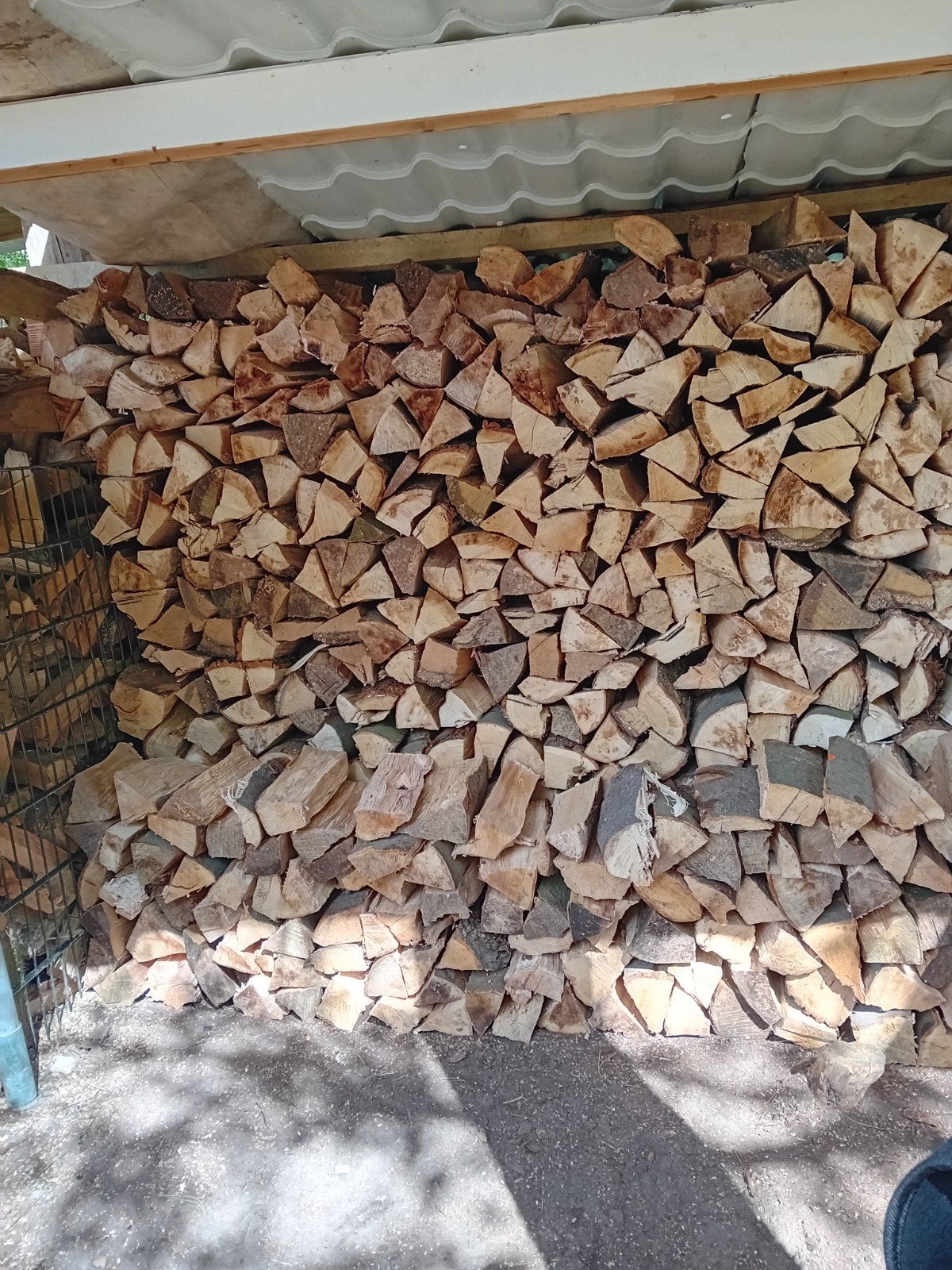 Haardhout, Tuin en Terras, Haardhout, 6 m³ of meer, Ophalen of Verzenden, Eikenhout, Blokken