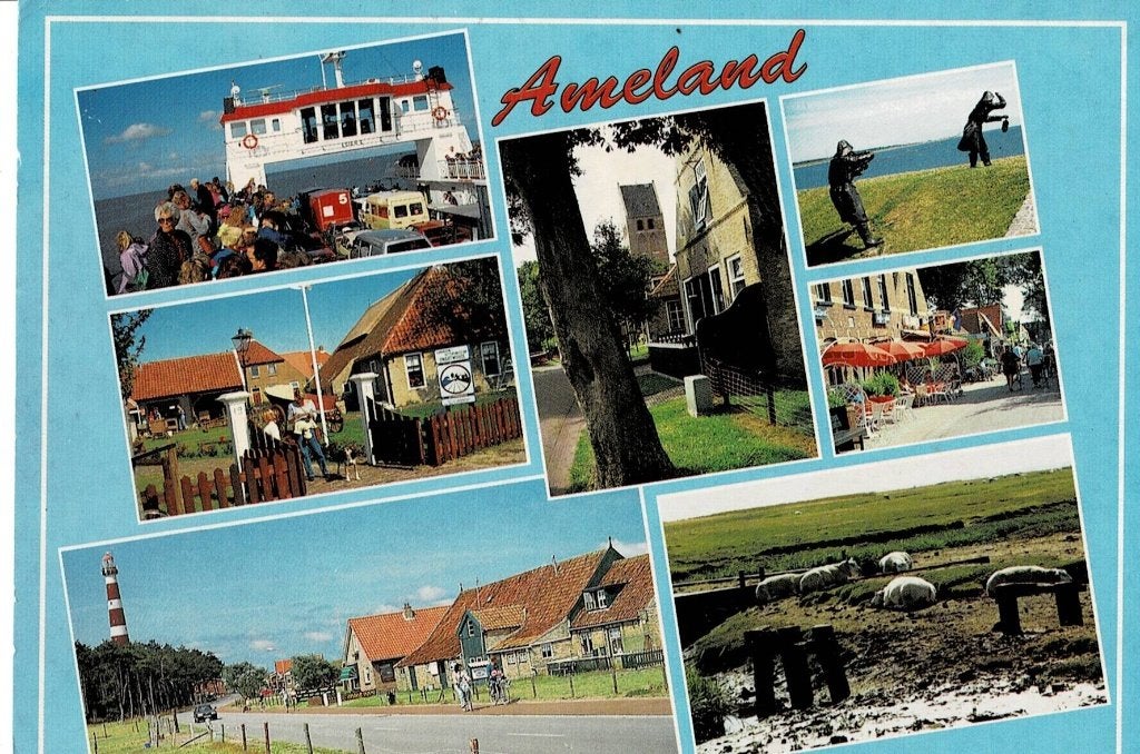 Ameland, Verzenden, 1940 tot 1960, Gelopen, Waddeneilanden