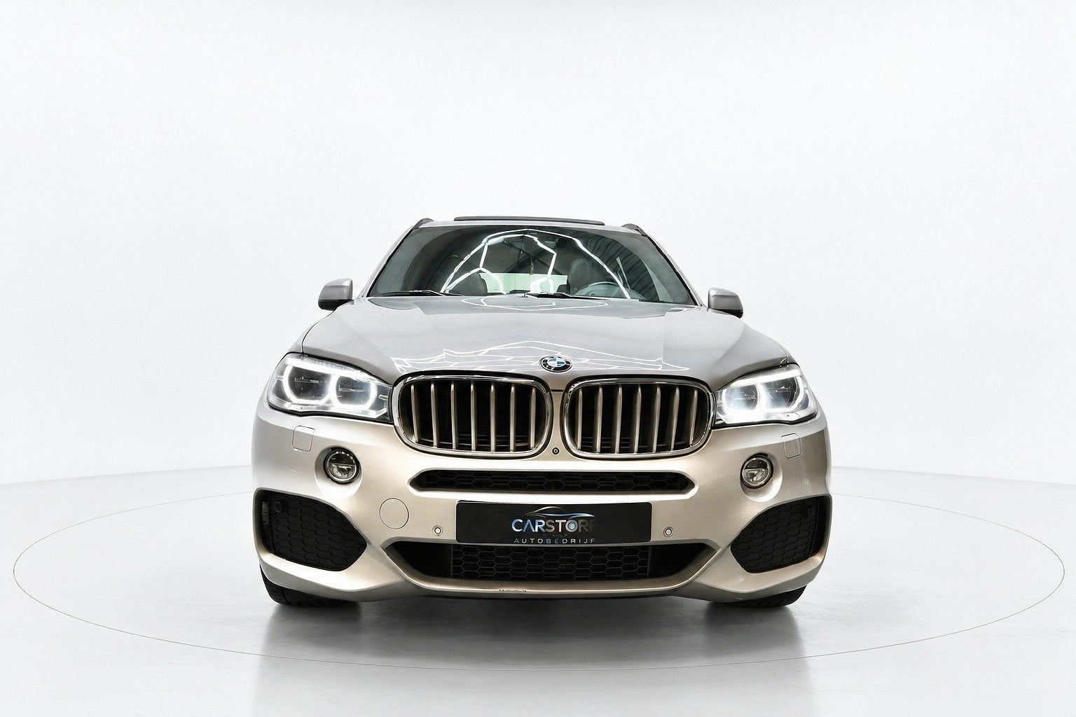 BMW X5 XDrive40e High Executive M PAKKET PANO LEER HUD, Auto's, Dealer onderhouden, Gebruikt, 4 cilinders, Verwarmde buitenspiegels