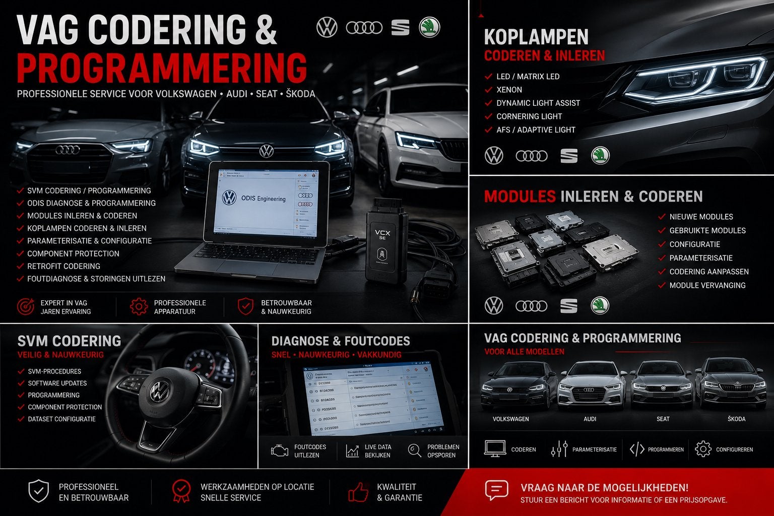 VAG SVM Codering | Modules Inleren | Koplampen Coderen, Ophalen of Verzenden