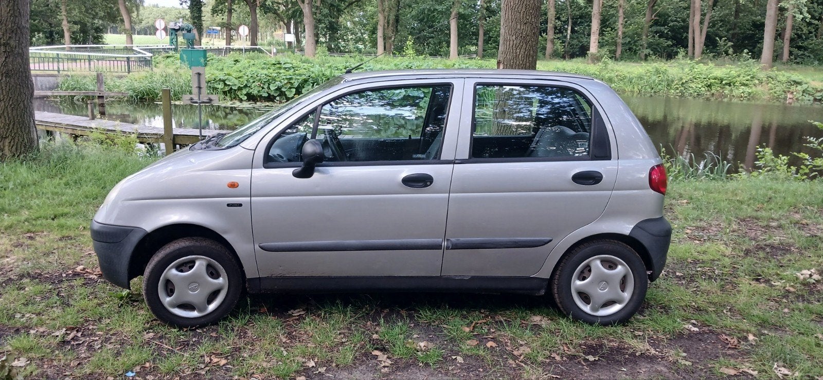 Daewoo Matiz 0.8 2002 Grijs, Auto's, Voorwielaandrijving, Stof, Matiz, Origineel Nederlands