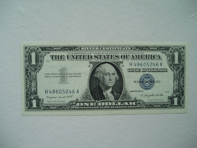 1334. Amerika, 1 dollar 1957 A UNC Washington., Postzegels en Munten, Bankbiljetten | Amerika, Verzenden, Noord-Amerika, Los biljet