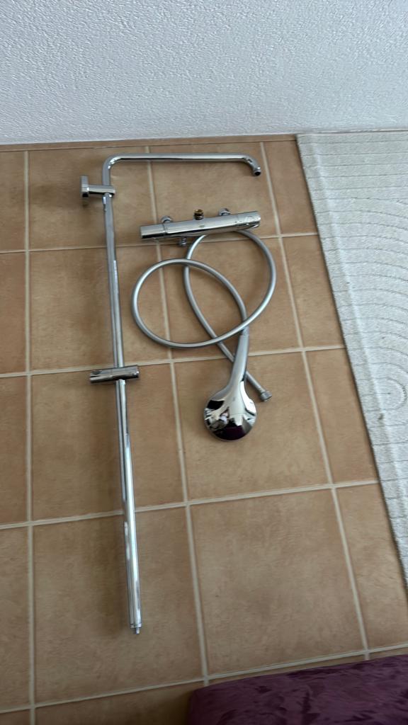 Grohe thermostatische douche kraan  15 cm, Doe-het-zelf en Verbouw, Sanitair, Ophalen of Verzenden, Zo goed als nieuw, Douche