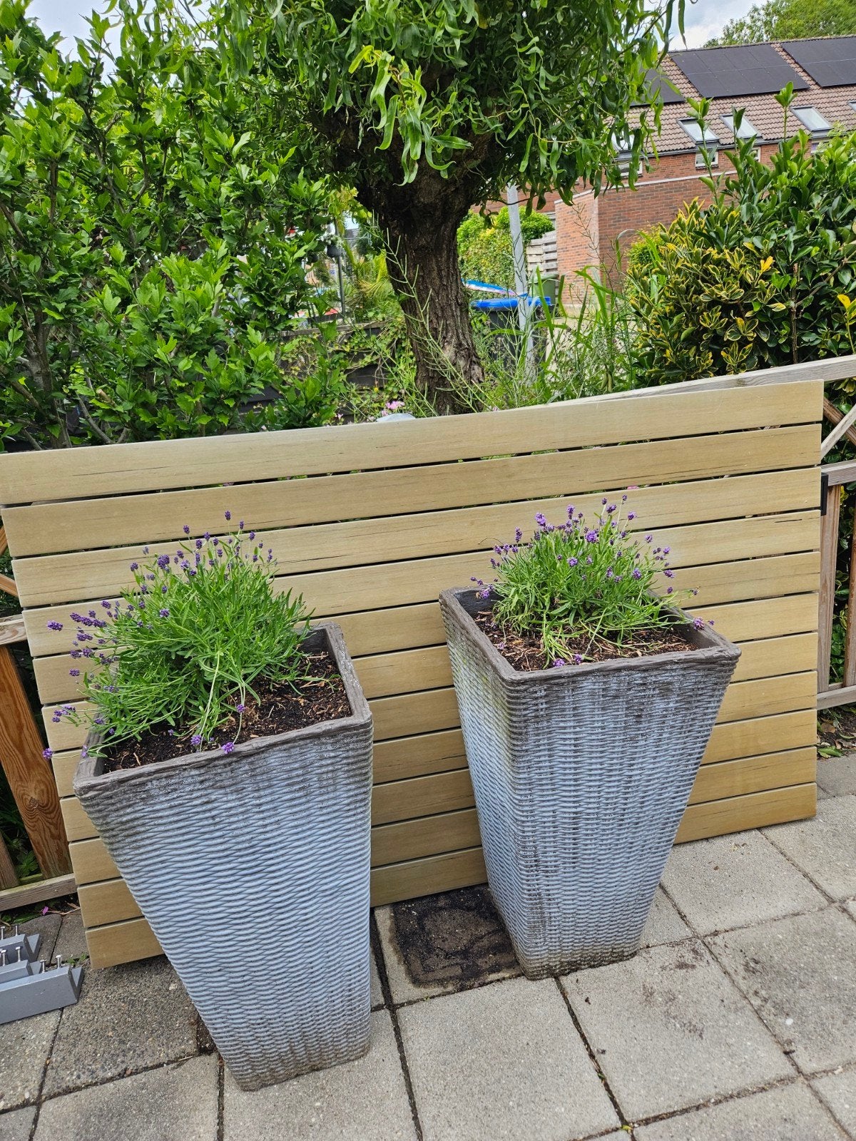 Tuinstoel tafel ikea, Tuin en Terras, Bloembakken en Plantenbakken, Ophalen, Kunststof, Gebruikt, 100 cm of meer