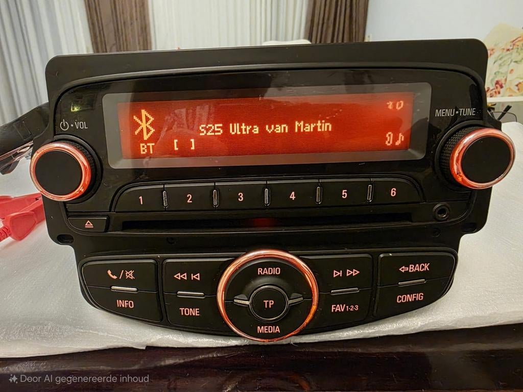 OPEL CORSA E RADIO BLUETOOTH, Auto diversen, Autoradio's, Ophalen of Verzenden, Zo goed als nieuw