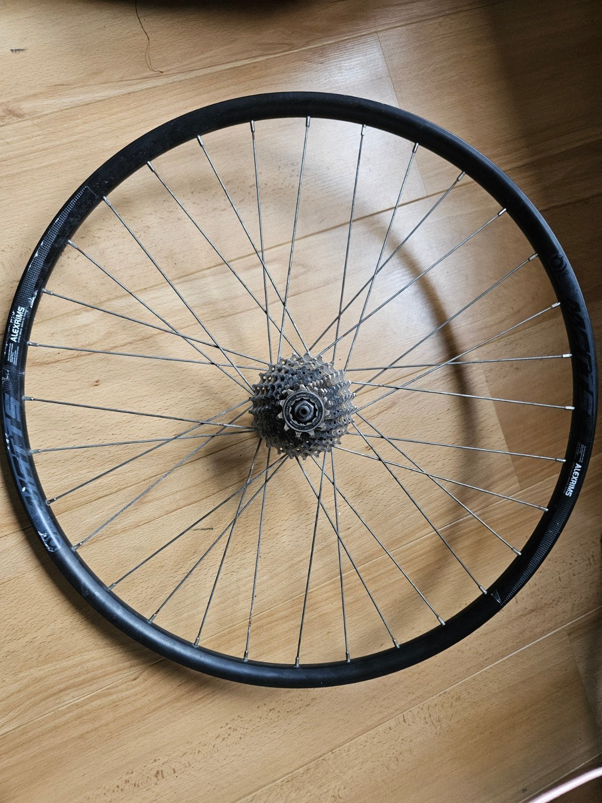 Alexrims Fietswiel met Cassette - Gebruikt, Wiel, Mountainbike, Gebruikt, Alexrims