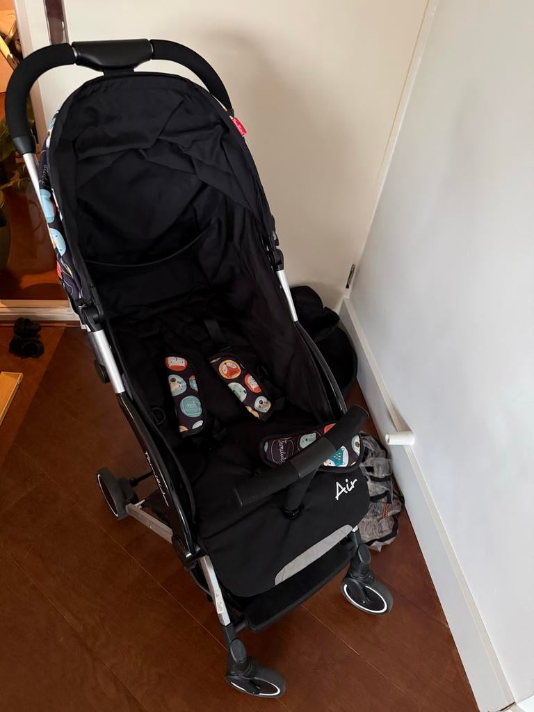 Compacte buggy, ideaal als handbagage, met regenhoes en tas, Ophalen, Zo goed als nieuw, Overige merken, Regenhoes