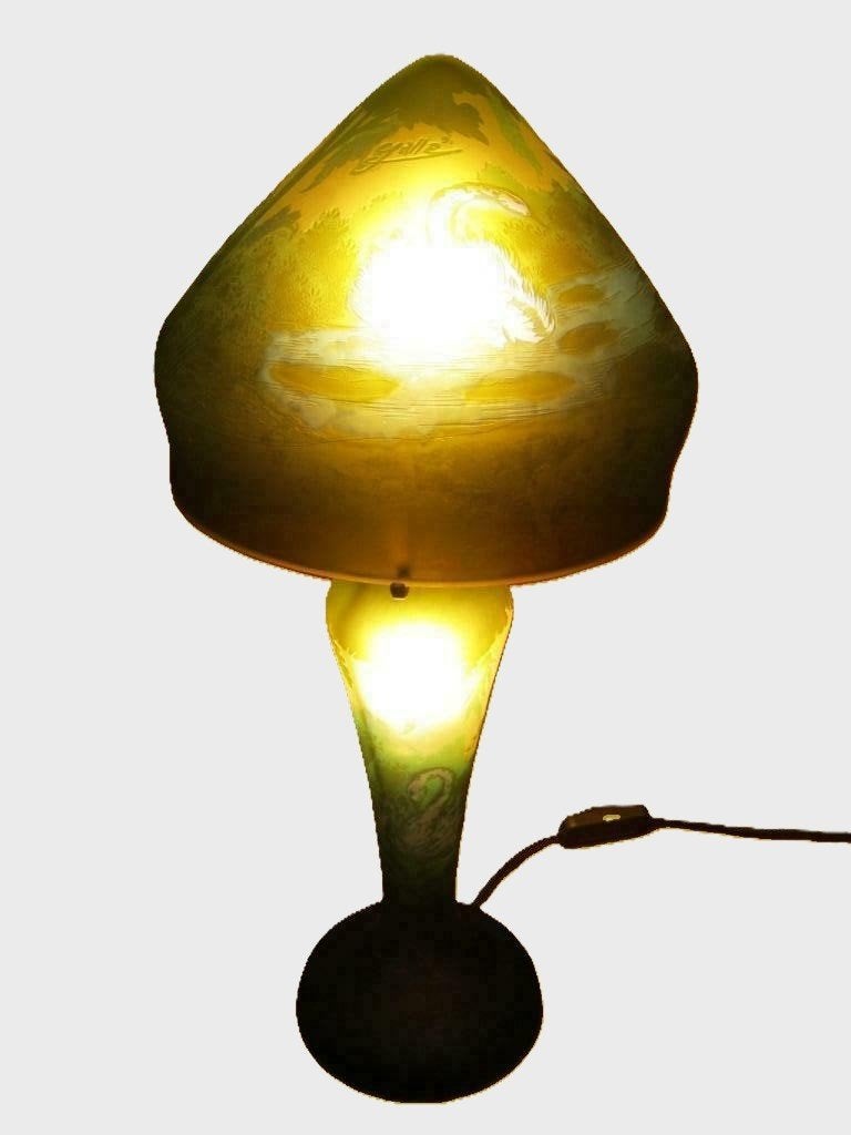 Lamp gesigneerd - Gallé - periode 1908-1920., Ophalen