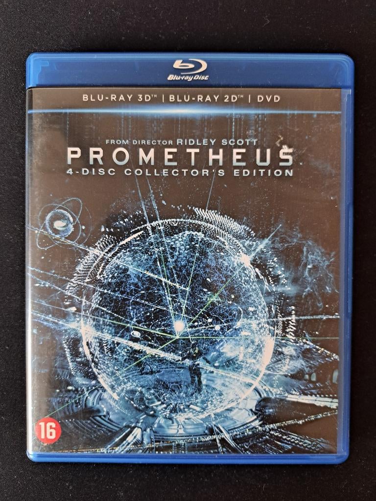 Prometheus 4-Disc Collector's Edition Blu-ray 3D/2D + DVD, Cd's en Dvd's, Blu-ray, Ophalen of Verzenden, Zo goed als nieuw, Science Fiction en Fantasy