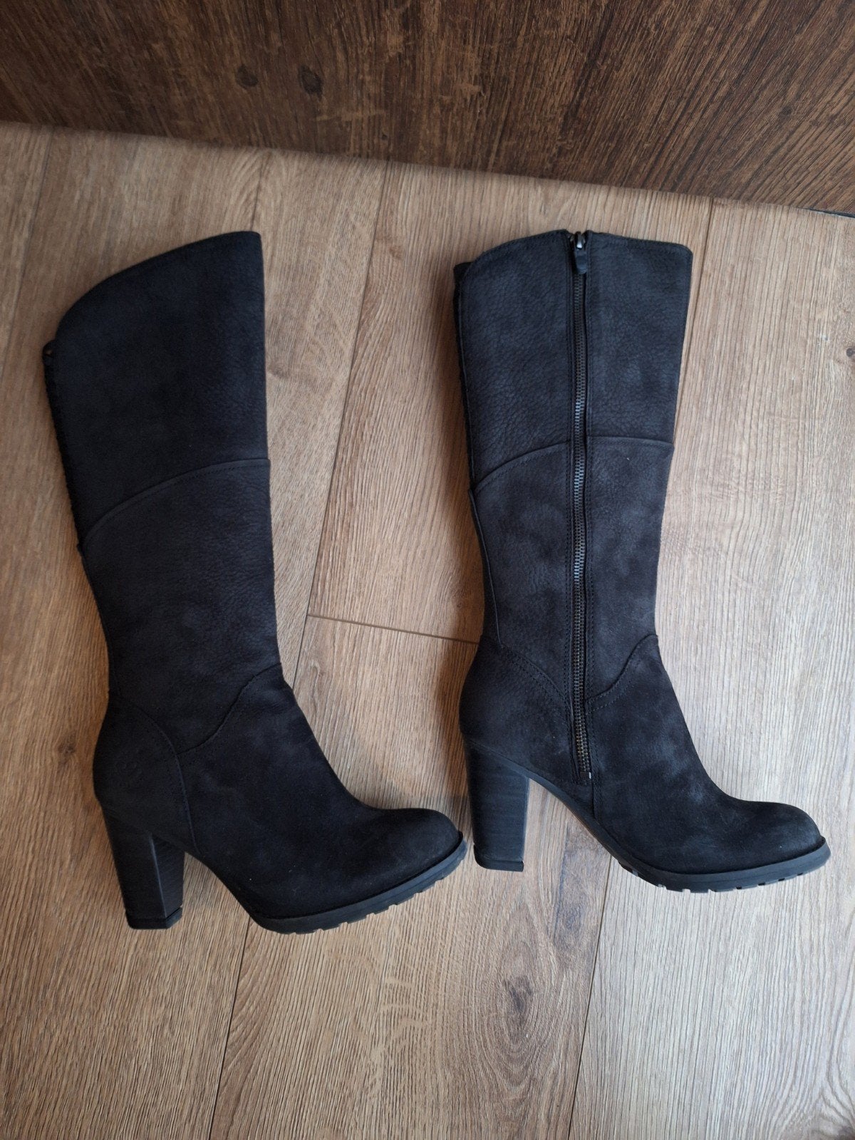 Timberland suède laarzen, Hoge laarzen, Zwart, Nieuw, Ophalen of Verzenden