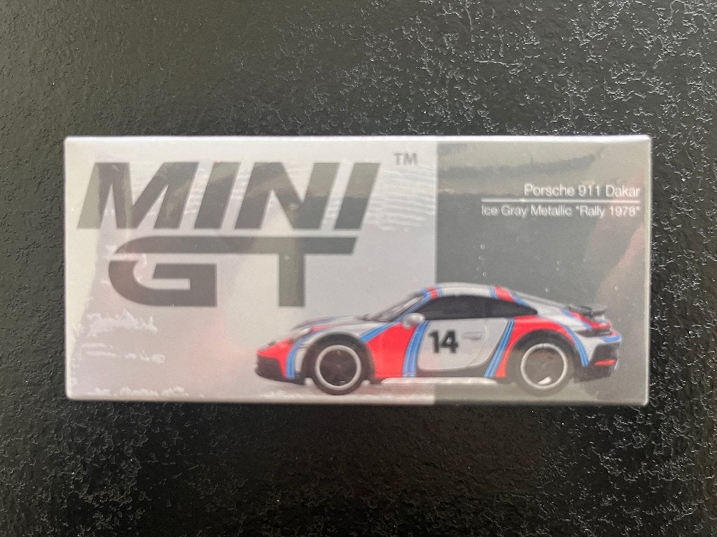 Mini GT Porsche 911 Dakar Ice Grey "Rally 1978" MGT00964, Ophalen of Verzenden, Nieuw