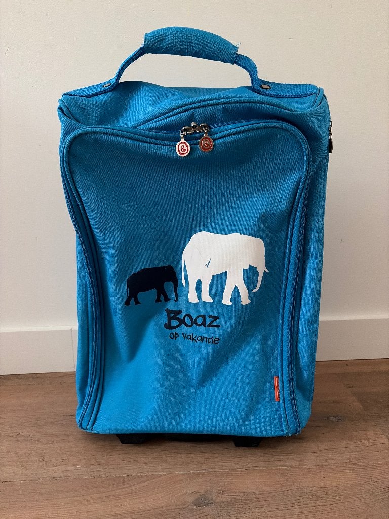 Bulbby kinderkoffer large Boaz op vakantie kind, Wieltjes, Hard kunststof, Ophalen of Verzenden, Zo goed als nieuw