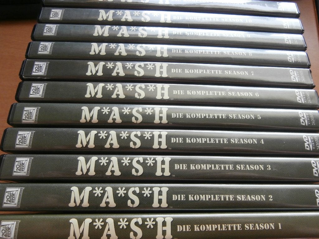 Complete dvd serie M*A*S*H Seizoen 1 t/m 11 in Duits-Engels, Cd's en Dvd's, Dvd's | Tv en Series, Verzenden, Inclusief doosje